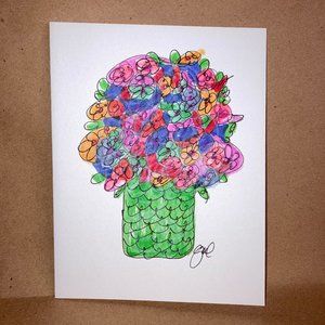 Original Artwork by Gamali Blank Note Card